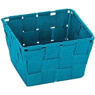 WENKO ADRIA - Bathroom basket square 14x14x9 cm, kerosene - Storage Bin