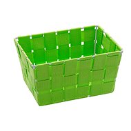 WENKO ADRIA - Bathroom Basket Long 19x14x9cm, Green - Storage Bin