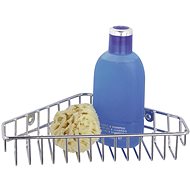 WENKO LOCANA - Corner Shelf 23x16x5cm, Chrome - Bathroom Shelf