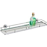 WENKO PowerLoc SION - Wall Shelf 57x13x4cm, Chrome - Bathroom Shelf