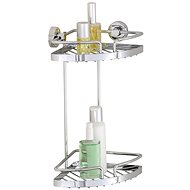 WENKO PowerLoc SION - Shelf 32x16x16cm, Chrome - Bathroom Shelf