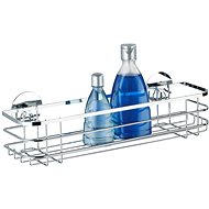 WENKO Turbo-Loc - MAXI Shelf, Stainless-steel - Bathroom Shelf
