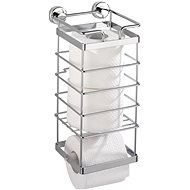 WENKO Power-Loc SION - Corner Shelf 14x16x31cm, Chrome - Bathroom Shelf