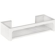 WENKO WITHOUT DRILLING PowerLoc BRALIA - Wall Shelf, White - Bathroom Shelf