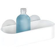 WENKO WITHOUT DRILL StaticLoc OSIMO - Wall Shelf, White - Bathroom Shelf