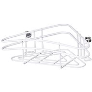 WENKO WITHOUT DRILLING Classic Plus - Corner shelf, white - Bathroom Shelf