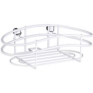WENKO WITHOUT DRILLING Classic Plus - Wall Shelf, White - Bathroom Shelf