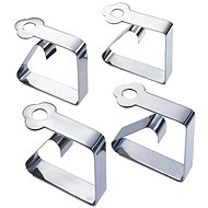 WENKO Tablecloth Holders 24x10x3cm, Stainless-steel - Holder