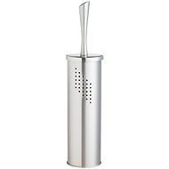 WENKO ALVARO - Exclusive Toilet Brush 11x11x32cm, Stainless-steel - Toilet Brush