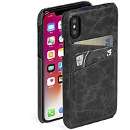 Krusell TUMBA 2 CARD for Apple iPhone X, black marble - Phone Cover