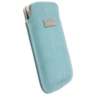 Krusell LUNA Nubuck Large, turquoise - Phone Case