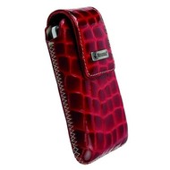 Krusell VINGA POUCH CROCO Medium Red - Phone Case