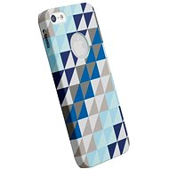 Krusell PRINTCOVER pro Apple iPhone 5 Blue Triangle - Phone Cover