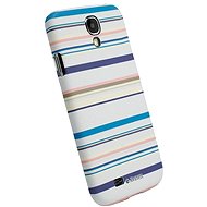 Krusell PRINTCOVER pro Samsung Galaxy S4 (i9505) Blue Stripe - Phone Cover