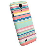 Krusell PRINTCOVER pro Samsung Galaxy S4 (i9505) Pink Stripe - Phone Cover