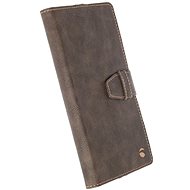 Krusell VARGÖN WALLETCASE 5XL, brown - Phone Case