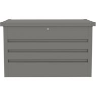 G21 Garden storage box Denver, metallic grey 280l - Garden Bbox