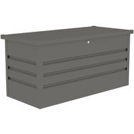 G21 Garden storage box Denver, metallic grey 400l - Garden Bbox