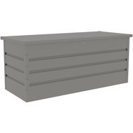 G21 Garden storage box Denver, metallic grey 770 l - Garden Bbox