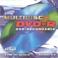 DVD-R médium MULTIDISC 4.7GB, 8x speed, balení v SLIM krabičce - -