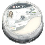 DVD-R médium EMTEC Printable Fantastic Security 4.7GB, 8x speed, balení 25ks cakebox - -