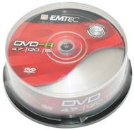 EMTEC DVD-R Fantastic Security 25pcs cakebox - Media