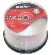 EMTEC DVD-R Fantastic Security 50pcs cakebox - Media