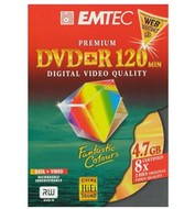 DVD+R médium EMTEC Fantastic Colours 4.7GB, 8x speed, balení v DVD krabičce - -