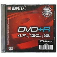 EMTEC DVD+R 10pcs in SLIM box - Media