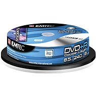 EMTEC DVD+R Dual Layer Fantastic Security 10pcs in cakebox - Media