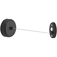 GEDY Extendable Washing Line, 3m, Matt Black 245014 - Clothes Line