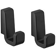 GEDY SAMOA Mortar, Metal, Black A82714 - Bathroom Hook