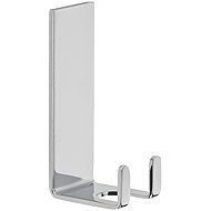 GEDY Adhesive, Metal, Silver 562713 - Bathroom Hook