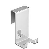GEDY Wall-Mounted, Metal, Silver S026 - Bathroom Hook