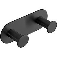 SAPHO X-ROUND lepicí, kov, černý XR220B - Bathroom Hook