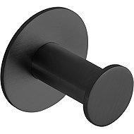 SAPHO X-ROUND lepicí, kov, černý XR219B - Bathroom Hook