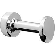 SAPHO X-ROUND with Wall Plug, Metal, Silver XR218 - Bathroom Hook
