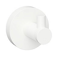SAPHO X-ROUND lepicí, kov, bílý XR205W - Bathroom Hook