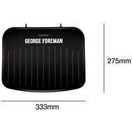 George Foreman 25810-56 Fit Grill Medium - Kontakt grill