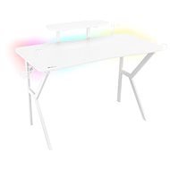 Genesis HOLM 320 - RGB,, fehér, 120 x 60cm - Gaming asztal