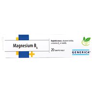 Generica Magnesium B6 20 Effervescent Tablets - Magnesium