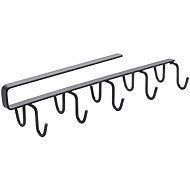 Metaltex METALEX Myhooks Lava Hanging Utensil Rail with 10 Hooks - Kitchen Holder