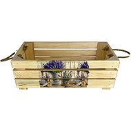 Genex Box OLA1-LAVENDEL Mix 36 × 19 × 11 Holz - Aufbewahrungsbox