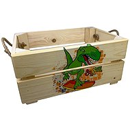 Genex Box EMA-DINOSAURUS 31 × 21 × 14 cm aus Holz - Aufbewahrungsbox