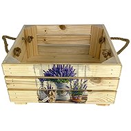 Genex Box OLA4-LEVANDULE mix 26 × 26 × 11 wooden - Storage Box