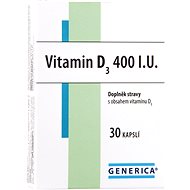 Vitamin D3 400 I.U.  30 Capsules - Vitamin D3