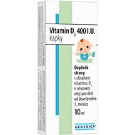 Generica Vitamin D3 400 IU Drops 10ml - Vitamin D3