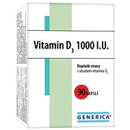 Generica Vitamin D3 1000 IU 90 Capsules - Vitamin D3