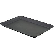 GENWARE Stainless steel tray, PVD coating, 31,5 × 21,5 cm, height 2 cm, black - Tray