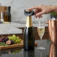 AdHoc Gusto Champagne/sparkling wine stopper, black/gold, diameter 84 mm - Stopper